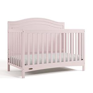Graco Paris 4-in-1 Convertible Crib  GREENGUARD Gold Certified, Converts to Toddler Bed and Daybed, Fits Standard Full-Size Crib Mattress, Adjustable Mattress Support Base (Frosted Oat)