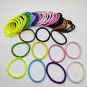 2 x Non-metal Hairties (50, Multi-Brown Black White)