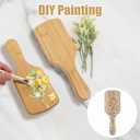 2 x 20 Pcs Bamboo Hair Brush Detangling Brush for Women Men, 9.84 × 3.4''