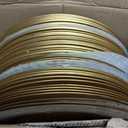 ejonirinjonir 13 Inch Gold Charger Plates,50pcs Charger Plates Bulk,Chargers for Dinner Plate,Plastic Chargers Plate for Wedding,Party
