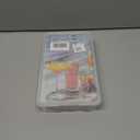 WIBIMEN Ice Cube Tray with Lid and Bin - Round Ice Trays for Freezer with Lid - Ice Cube Trays for Freezer with Ice Container (0.8"-2PACK White)