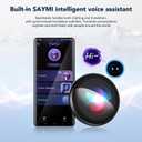 ZNP Z01 PRO AI Companion Digital Badge, Customizable Screen Patterns with HD Touch Screen, Wearable Bluetooth 6.0 Translator for 60 Languages, AI Assistant Smart Badge for Travel Business Daily Life
