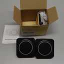 Door Chime, Door Chimes When Door Opens, Door Sensor Door Open Alarm with 600 FT Range, 32 Chimes 5 Adjustable Volume, Door Ringer Alert for Business/Home/Kids When Entering (2Receivers+1Sensor) (Black)