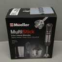 Mueller Multistick 800W 4-in-1 Immersion Blender Handheld, 12 Speed Hand Mixer - Turbo Boost, Heaviest Duty Copper Motor, Titanium Blades Hand Blender, Milk Frother Wand, Whisk, Beaker, Chopper, Grey
