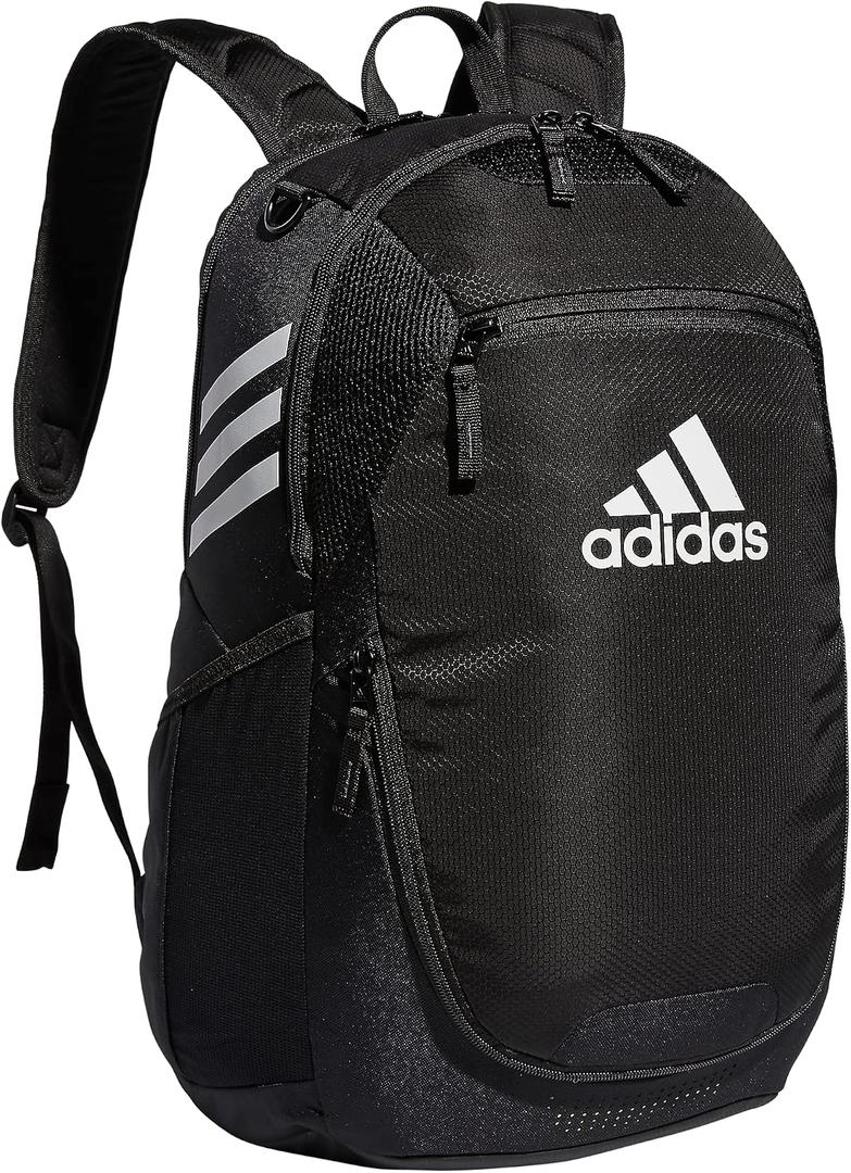 adidas Stadium 4 Soccer Backpack Team Sports Bag with Ball Pocket, 36L