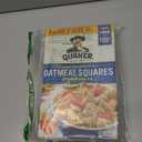 Quaker Oatmeal Squares Breakfast Cereal, Brown Sugar, 21oz Family Size Box (EXP 03/22/27)