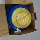 10" Calming Jumbo Ball for Dogs Durable Tear-Resistant Inflatable Big Ball Tough Herding for Play Exercise Toy with Heavy-Duty Handle Cover & Pump Fun Doggy Herding Dog Giant Tennis