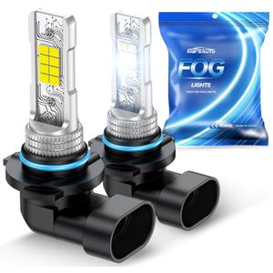 Marsauto H10/9140/9145 LED Fog Light Bulbs,100% Successful Installation,10000LM 600% Brightness 6000K LED Bulbs, 9040 9045 Fog Lights For Cars,Trucks, Non-polarity, Side Marker & Parking Light Combos