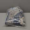 3 Pieces Kitchen Rug Sets: Farmhouse Washable Non-Slip Floor Mat for Sink Stove & Fridge Area Water Resistant Carpet for Laudry Room Entryway Soft Cozy Runners for Kids Pets Family(2x3+2x4+2x5,Blue)