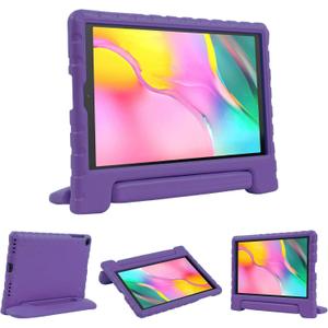 SIMPLEWAY Kids Case for Samsung Galaxy Tab A 10.1 Inch 2019 (SM-T510/T515),Shockproof Lightweight Handle Stand Holder Kids Tablet Case Cover for Samsung Galaxy Tab A 10.1 Inch 2019 (Purple)