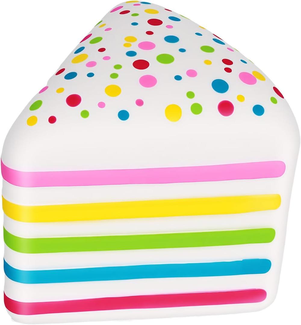 Cake Squishy, Jumbo Slow Rising Cake Squeeze Fidget Sensory Toy Giant Layer Cake Soft Relief Squishy for Adults Birthday Gift Party Favor (1pcs)