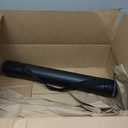 TRANSON Durable Poster Storage Tube with Straps 24"-40" Extendable for Blueprints, Artwork, Maps, Posters Color Black (1 Pack-Black)