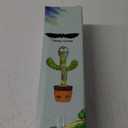 Pbooo Dancing Talking Cactus Mimicking Toy,Talking Repeat Singing Sunny Cactus Toy 120 Pcs Songs for Baby 15S Record Your Sound Sing+Dancing+Recording+LED