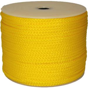 5/16-Inch by 1000-Feet Hollow Braid Polypro Rope, Yellow