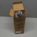 LINFIDITE Wine Glass Holder 2PCS Stemware Rack Hanger Under Cabinet Wine Glass Rack Kitchen Hanging Storage Rack Organizer,Black (For Partition Thickness under 0.98")