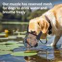 2 x Dog Muzzle - Anti Chew Adjustable, Mesh Muzzle for Small, Medium and Large Dogs, Can Breathe and Drink Water for Grooming, Training, Vet Visits Allows (Yellow Grid, X-Large)