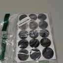 Iceyyyy 100+ Pieces Black Adhesive Felt Circles, Black Self-Adhesive Felt Sticker for Halloween DIY Projects, Professional Craft Finishing (1.5 Inch)