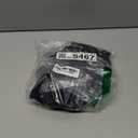 Evercute Women's Sports Bras 3/4 Pack Adjustable Deep V Neck Bras Wireless Spaghetti Strap Criss Cross Padded Low Support Bra (Large, Black 1 Pack)