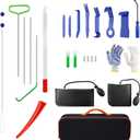 Car Lockout Kit 22pcs, Car Repair Tool Kit with 64-inch Long Reach Tool