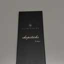 GLAMFIELDS 5 Pairs Premium Chopsticks Reusable Dishwasher Safe 9.5 Inch Fiberglass Chop Sticks Gift Set Non Slip Black + Silver