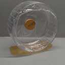 Niteangel Super-Silent Hamster Exercise Wheels - Quiet Spinner Hamster Running Wheels with Adjustable Stand for Hamsters Gerbils Mice Or Other Small Animals (M, Transparent)