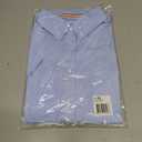 French Toast Girls' Fitted Short Sleeve Wrinkle-Resistant Blouse (16, Light Blue)