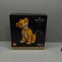 LEGO Disney Young Simba the Lion King Building Sets for Adults - Buildable Figurine for Display, Ages 18+ - DIY Kits & Crafts for Fans of Movie - Collectible Disney Birthday Gift - 43247