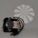 Siasky Universal Bathroom Vent Exhaust Fan Motor Replacement Motors Kit, Fit for Nu-Tone Br-oan Exhaust Vent Fan Motor 120V 50CFM, with Blower Wheel