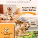 HOPET Snuffle Mat for Dogs Large Breed, 28.3''x28.3'' Interactive Puzzle Dog Food Mat, Easy to Clean, Durable, Mental Stimulation & Slow Feeding Game for All Breeds