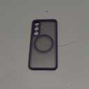 TOCOL Magnetic for Samsung Galaxy S25 Case, Upgraded Full Camera Protection, Compatible with Magsafe, Drop Protection Slime Clear Back Cover for Samsung Galaxy S25 6.2-Inch (Midnight Purple)