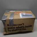 Juegoal Christmas Inflatables Decorations Outdoor, 6FT Inflatable Xmas Snow Globe with Built-in Rotating Lights, Lighted Blow Up Santa & Penguin in Snowing Globe for Holiday Winter Lawn Yard Garden