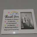 Thank You Gift for Women and Man Wood Picture Frame, Person Appreciation Gifts Picture Frames, 4 x 6 Inch Photo 