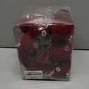 Velvet Ornaments for Christmas Tree Decorations - Burgundy Flocked Christmas Ornament Set for Winter Holiday Decor - Shatterproof Xmas Balls Ornaments Bulk - Pack of 24