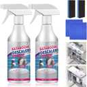 Bathroom Descaler Foam Cleaner,Bubble Cleaner Foam,Bathroom Glass Descaler,All Purpose Rinse Cleaning Foams Spray For Bathtub,Toilet,Glass,Faucet (2PCS)