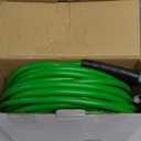 Sewer Jetter Kit for Pressure Washer,Water Jet Drain Cleaning Hose with Corner Rotating Button Spring Nose 1/4" NPT Sewer Cleaning Tool High-Pressure Nozzles,5800 PSI 50 FT (Green)