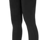 THE GYM PEOPLE Thick High Waist Yoga Pants with Pockets, Tummy Control Workout Running Yoga Leggings for Women (Black, M)