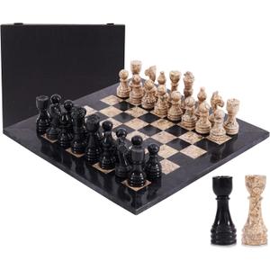 Marble Range Marble Chess Set for Adults 15" Strategic Board Game