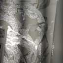 Concico 25th Anniversary Decorations Party Supplies Set of Happy Anniversary Photo Banner and Balloons,Hanging Swirls for 25 year Wedding decor(silver)