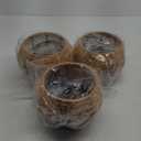 AyshwillDec 3 Pack Wicker Pendant Light Natural Woven Pendant Light Boho Chandelier Light Fixture Dome Rustic Farmhouse Pendant Light Rattan Light Fixture for Dining Room Kitchen Island (Bulb Incl.)