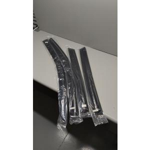 Set of 4 Tape-On Window Rain Guards for 10-13 Soul AM SUV Smoke Tint Window Visor Shade/Sun Wind/RAIN Deflector, WVS-T2-0069