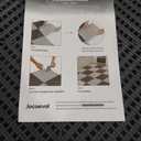 Jocoevol 60-Pcs Interlocking Tile, Indoor/Outdoor Drainage Interlocking Floor Tiles 11.8" x 11.8", Anti-Slip Waterproof Soft PVC Splicing Flooring Tile for Garage Patio Pool Bathroom, Black