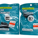 2.4AMP Rapid Charge Car Charger 2Pcs
