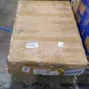 Chrangmay 47.24" Big Modern Vanity Desk with Mirror and Lights,Makeup Vanity Desk with 5 Drawers and Storage Shelves & Power Outlet,Dressing Table with Glass Top, Brown