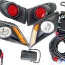 Dr.Acces Golf Cart light intender for Yamaha Drive2 (Yearly 2017 up Complete ultimate LED Light Kit with Turn Signals, Hazard Flasher, Horn and Brake