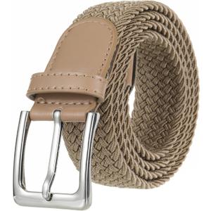 Elastic Braided Belt, 1 3/8", Woven Stretch Belt for Golf Casual Jeans Shorts Pants (X-Large (41-44" Waist), Hkaki)