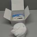 Ultrasonic Retainer Cleaner Machine, 45khz 25W Dental Cleaning Pod for Denture, Mouth Guard, Aligner, Night Guard, Braces, Ring and Jewelry, 200ml Portable (White)