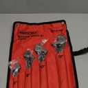 Adjustable Wrench Set Wrenches Sets: 4-Piece 6, 8, 10, 12 Inch Chrome Vanadium Steel Corrosion-Resistant Black Oxide Finish for Automotive Plumbing and Household Repairs