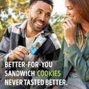 Lenny & Larry's The Complete Cremes, Sandwich Cookies, Vanilla, Vegan, 5g Plant Protein, 6 Cookies Per Pack (Box of 12) (EXP 09/17/26)