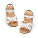 Toddler Girl Sandals - Flower Girl Dress Shoes Open Toe Little Kid Wedding Party Size One 