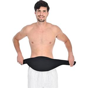 WansMed Ostomy Bag Covers for Men and Women | Ostomy Belt for Sports and Daily Life | Leak-Proof and Odor-Masking Solution, Black(M)